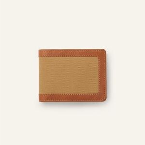 Filson men’s rugged twill outfitter brown tan wallet NEW